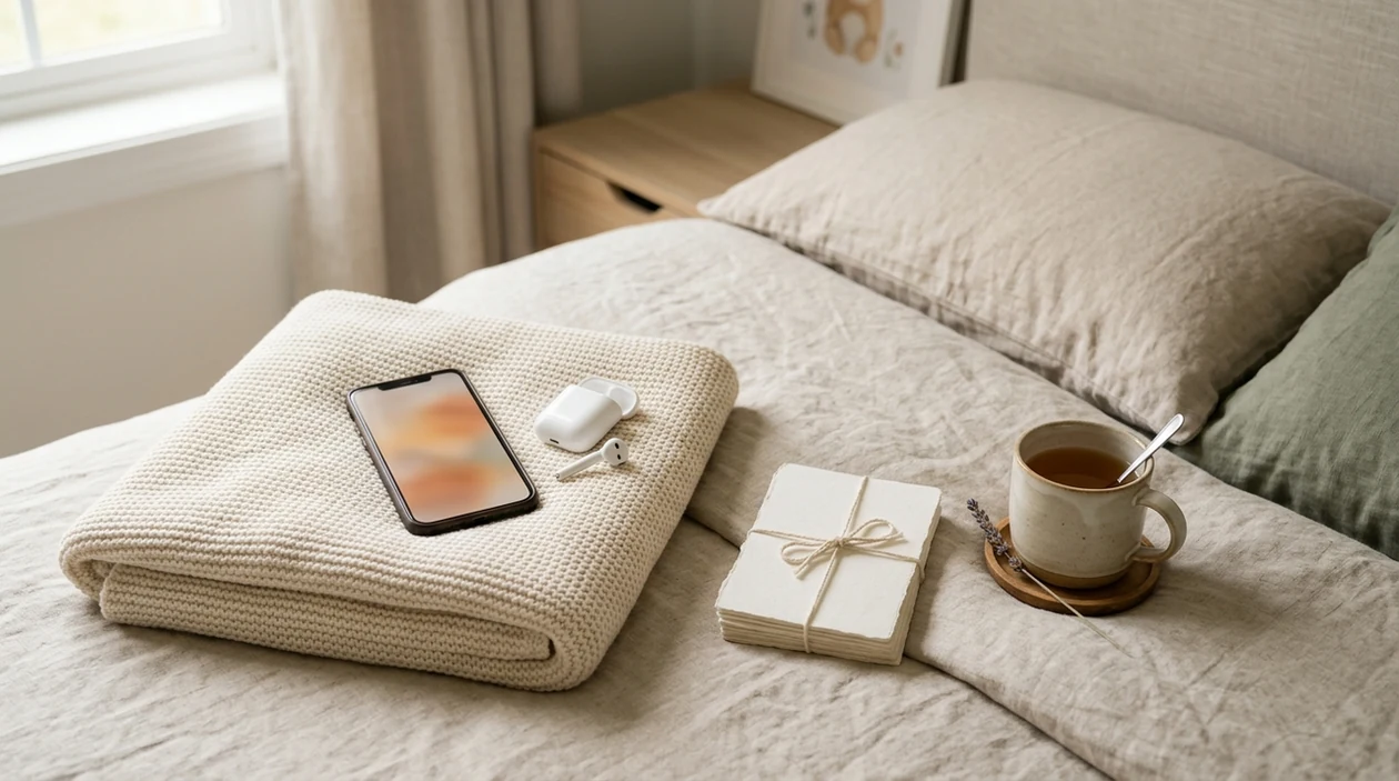 birth affirmations calm bedside