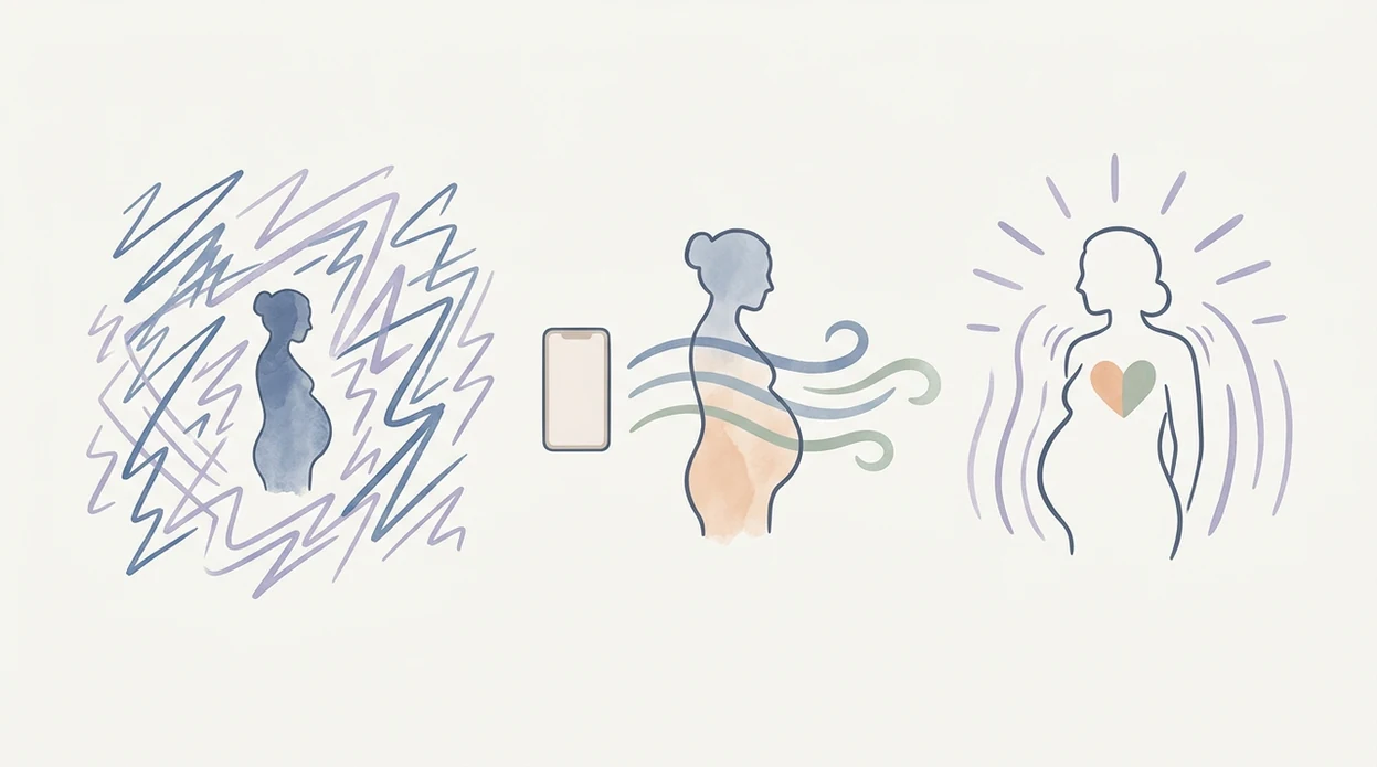 breathing calms birth anxiety how birth anxiety app works