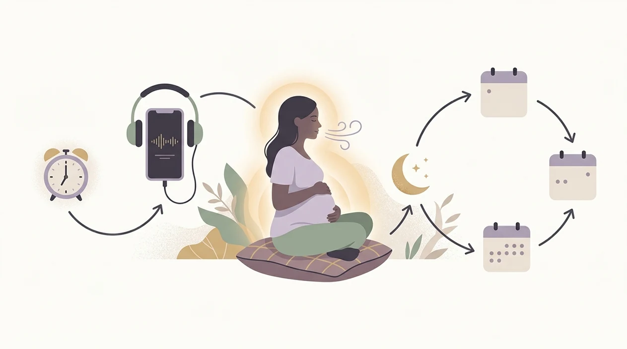 daily phone hypnobirthing routine step 2 daily practice routine