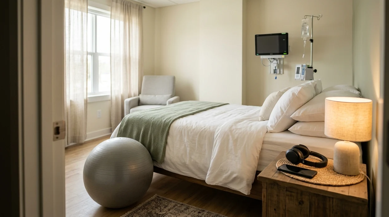 hypnobirthing epidural birth room