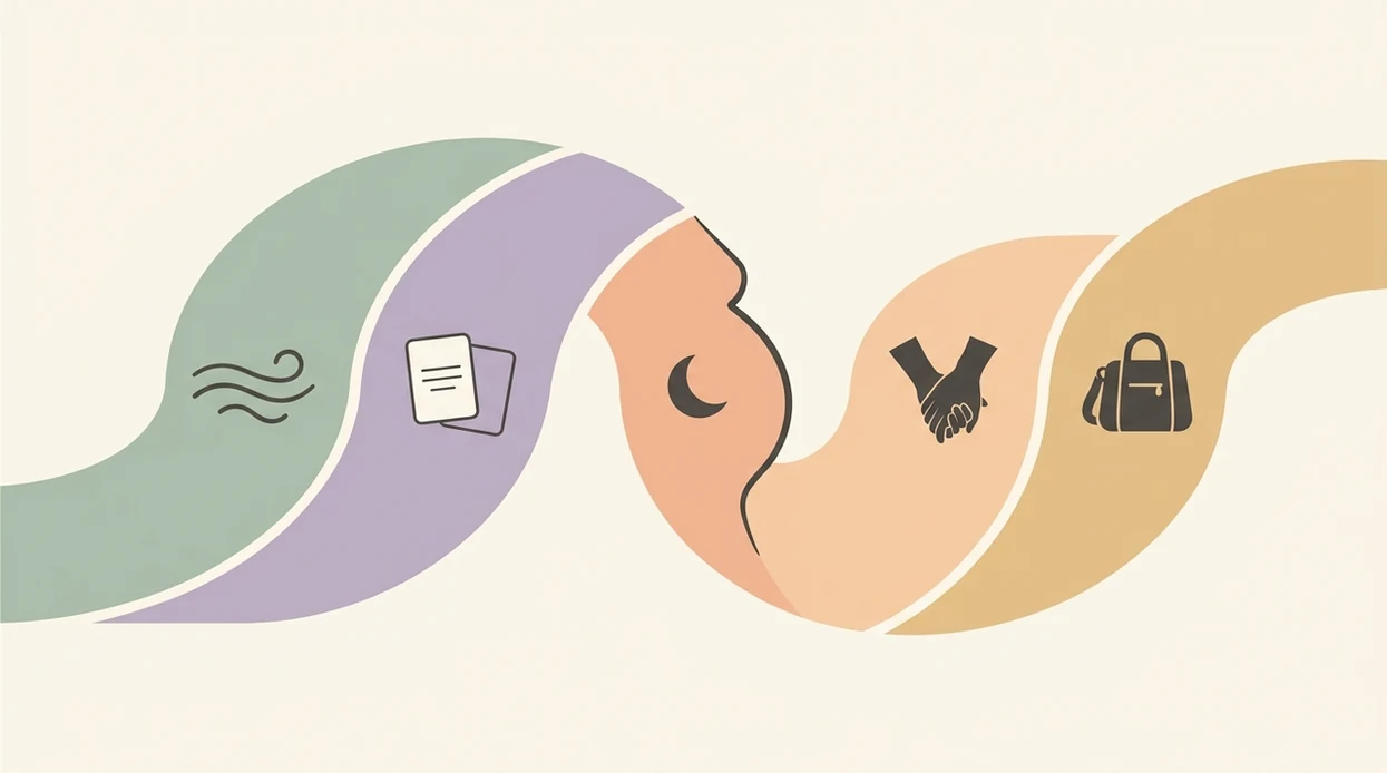 hypnobirthing practice timeline stages