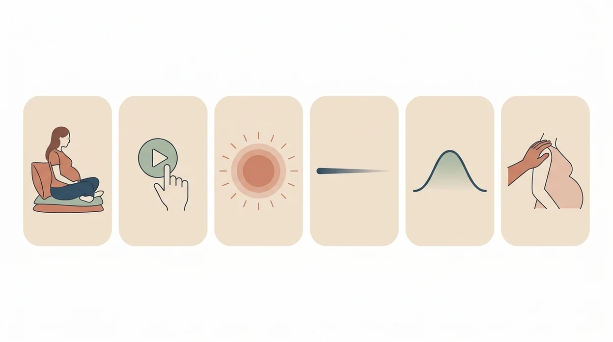six step birth breathing flow 6 steps use birth breathing to
